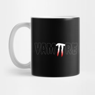 Vampire Halloween Pi fangs Mug